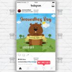 Groundhog Day - Flyer PSD Template