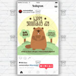 Groundhog Day Celebration - Flyer PSD Template