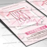 Download I Love You Party Template 2