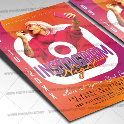 Download Instagram Night Template 2