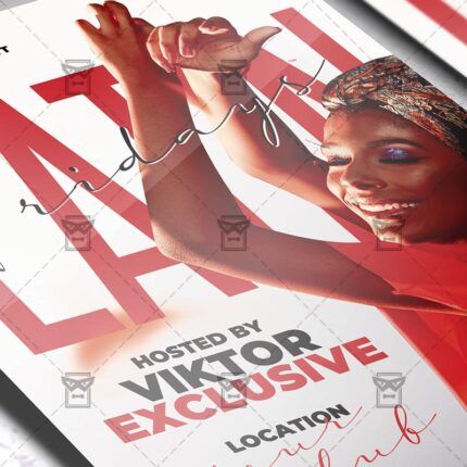 Latin - Flyer PSD Template