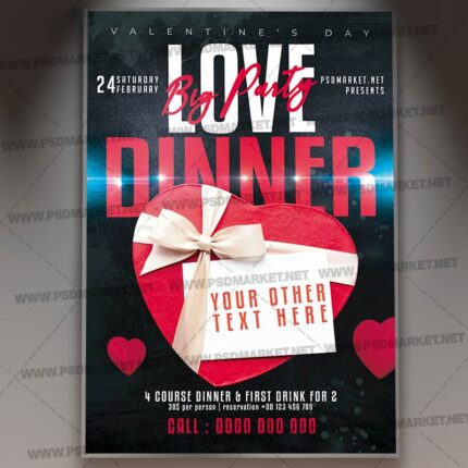 Download Love Dinner Template 1