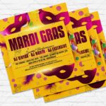 Mardi Gras Carnival- Flyer PSD Template