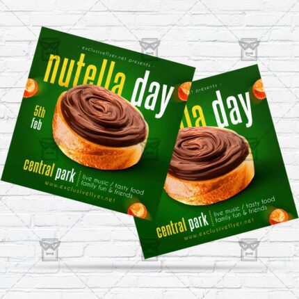 Nutella Day- Flyer PSD Template