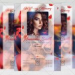 Obituary Program - Flyer PSD Template