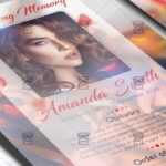 Obituary Program - Flyer PSD Template
