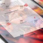 Obituary Program - Flyer PSD Template