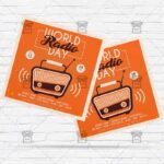 Radio Day- Flyer PSD Template