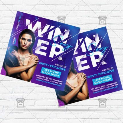 Winter - Flyer PSD Template