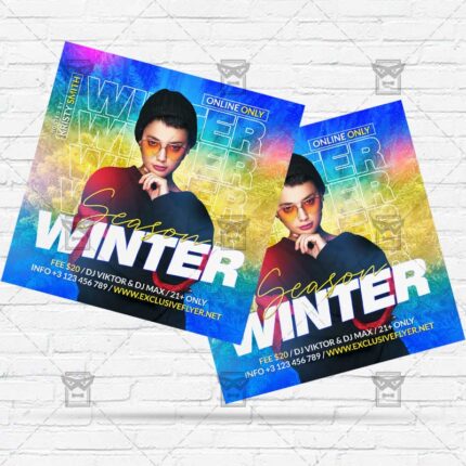 Winter Season - Flyer PSD Template