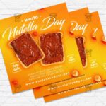 World Nutella Day - Flyer PSD Template