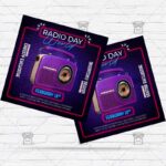 World Radio Day- Flyer PSD Template