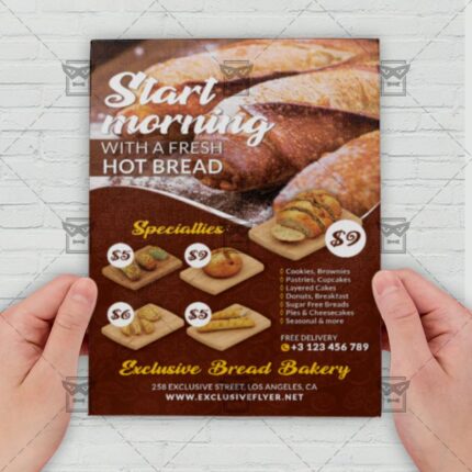 Bread Delivery - Flyer PSD Template