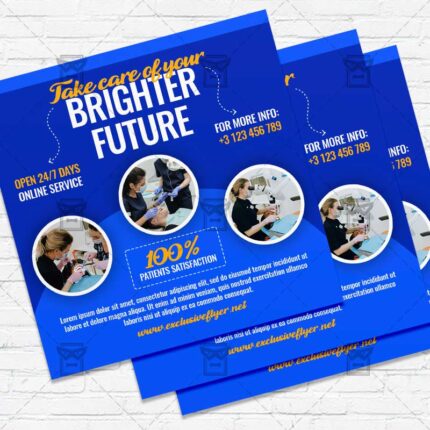 Dentist - Flyer PSD Template
