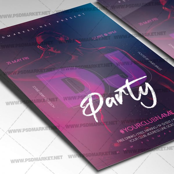 Red Carpet - Club Flyer PSD Template | PSDmarket