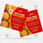 Food Delivery - Flyer PSD Template
