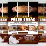 Fresh Bread - Flyer PSD Template