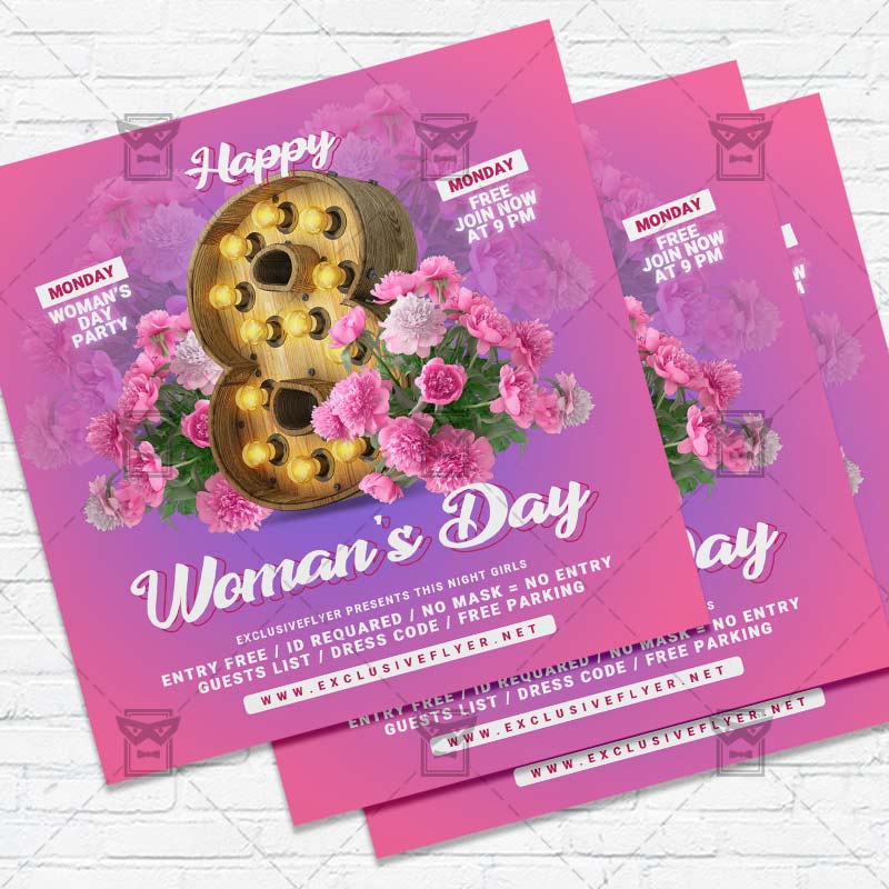 happy_womans_day-premium-instagramflyer-template-1.jpg Happy Women Day - Flyer PSD Template