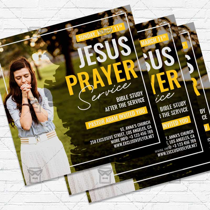 jesus_prayer-premium-instagramflyer-template-1.jpg Jesus Prayer - Flyer PSD Template