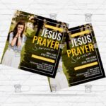 Jesus Prayer - Flyer PSD Template