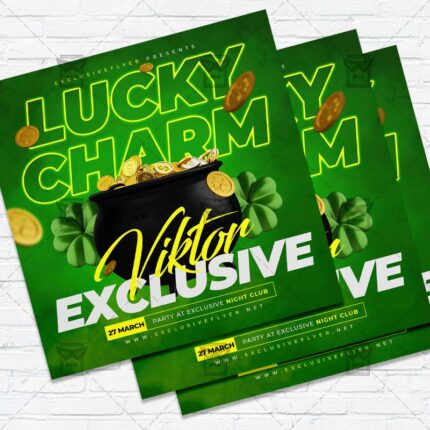 Lucky Charm - Flyer PSD Template