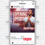 Opening Prayer - Flyer PSD Template