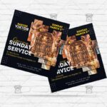 Opening Sunday Service - Flyer PSD Template