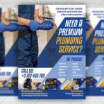 Plumber Service - Flyer PSD Template