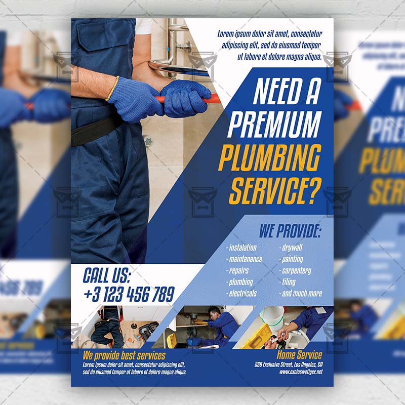 plumber_service-premium-flyer-template-1.jpg Plumber Service - Flyer PSD Template