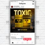 Toxic Night - Flyer PSD Template