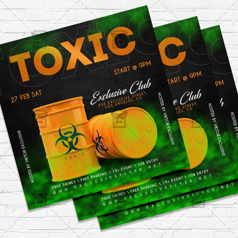 toxic_party-premium-instagramflyer-template-1.jpg Toxic Party - Flyer PSD Template