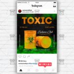 Toxic Party - Flyer PSD Template