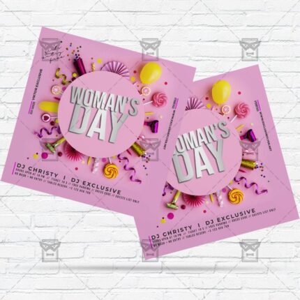 Woman International Day - Flyer PSD Template