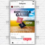 Cornhole Game - Flyer PSD Template