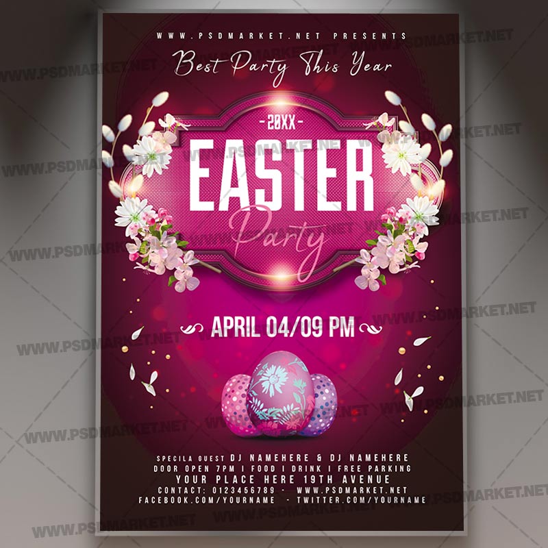 easter_party_2021_template_1.jpg Easter Party 2021 Template - Image 1
