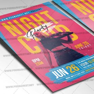 Reggaeton Night - Club Flyer PSD Template | PSDmarket