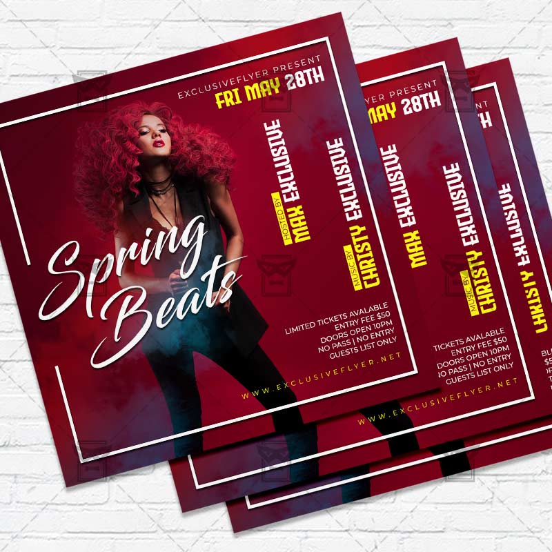 spring_beats-premium-instagramflyer-template-1.jpg Spring Beats- Flyer PSD Template