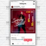 Spring Beats- Flyer PSD Template