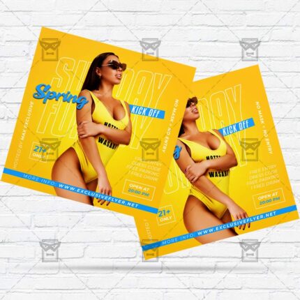 Spring Sunday - Flyer PSD Template