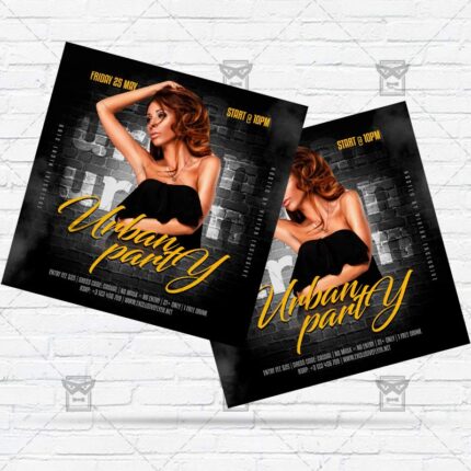 Urban Party- Flyer PSD Template