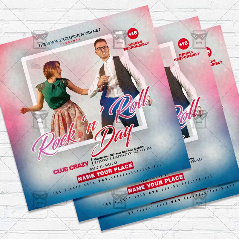 кщсл_т_кщдд_вфн-premium-instagramflyer-template-1.jpg Rock-n-Roll Day - Flyer PSD Template