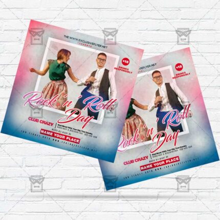 Rock-n-Roll Day - Flyer PSD Template