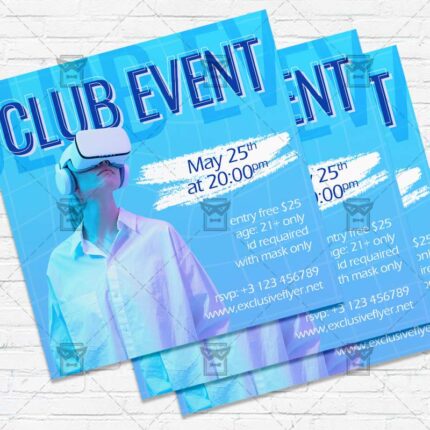 Club Event - Flyer PSD Template