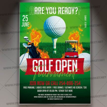 Download Golf Open Template 1