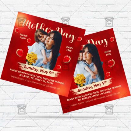 Mother Day - Flyer PSD Template