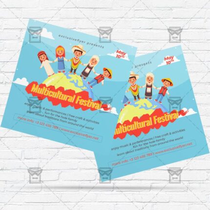 Multicultural Event - Flyer PSD Template