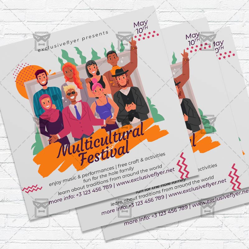 multicultural_festival-premium-instagramflyer-template-1.jpg Multicultural Festival - Flyer PSD Template