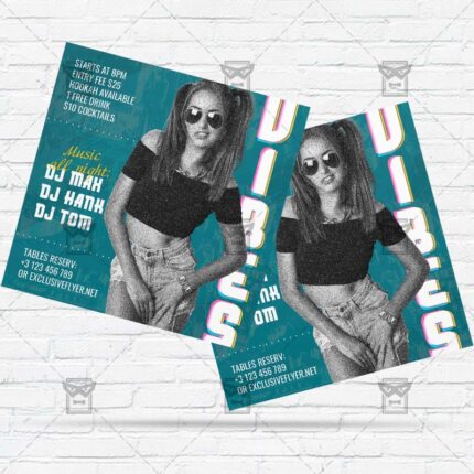 Night Vibes - Flyer PSD Template