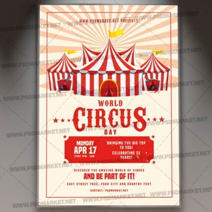 Download World Circus Day Template 1