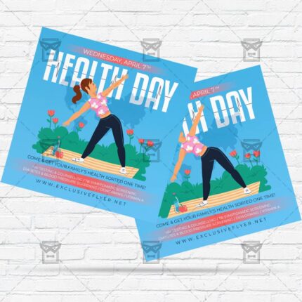World Health Day - Flyer PSD Template